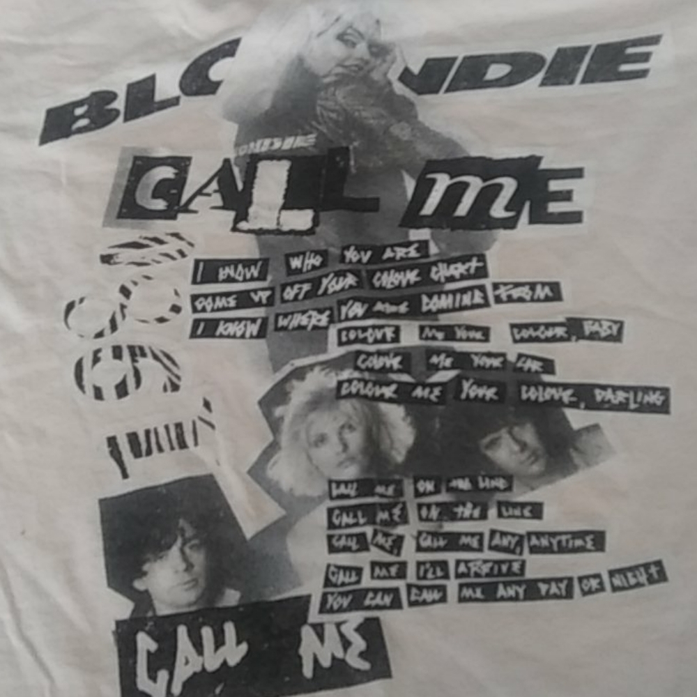Blondie tshirt xl